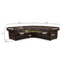 Switch Chesterfield Large Corner Sofa in Antique Brown 3 image
