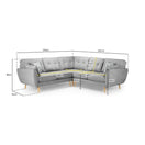 Switch Zinc Large Corner Sofa in Grey 3 image