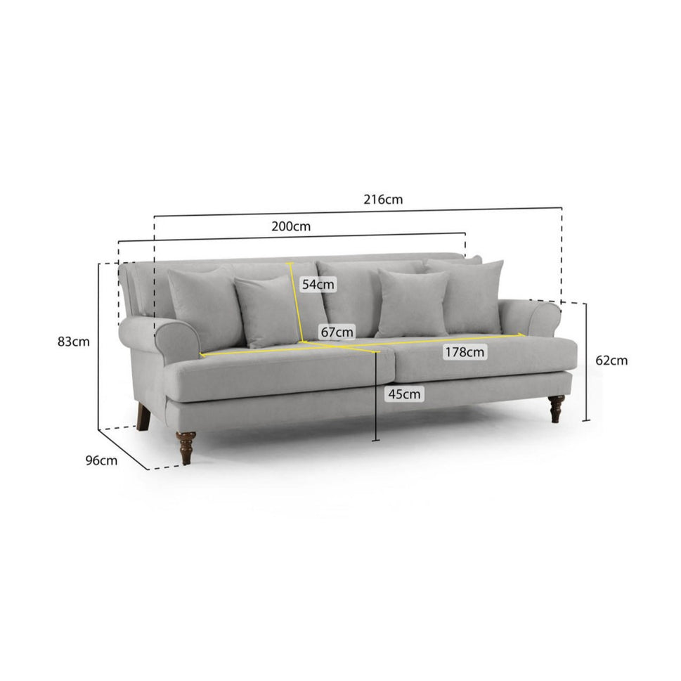 Summer 4 Seater Sofa in Beige