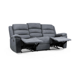 Sable Electric Recliner Sofa 3 Seater in Grey