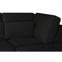 Sloane Sofa U Shape Corner in Black