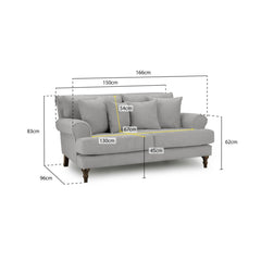 Summer 2 Seater Sofa in Beige