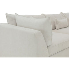 Monaco Sofa Large Corner in Stone