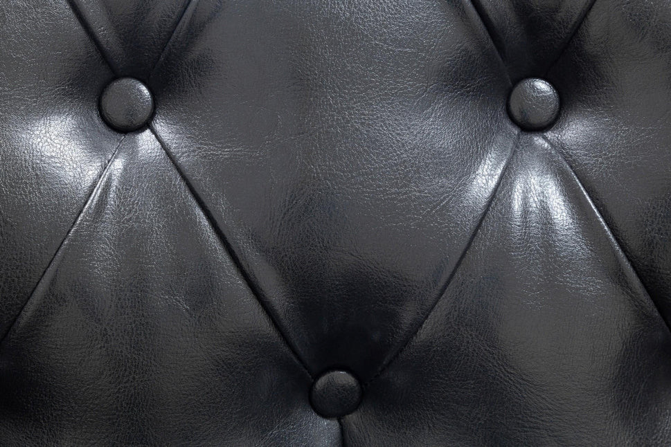 Chesterfield 3 Seater Sofa in Black