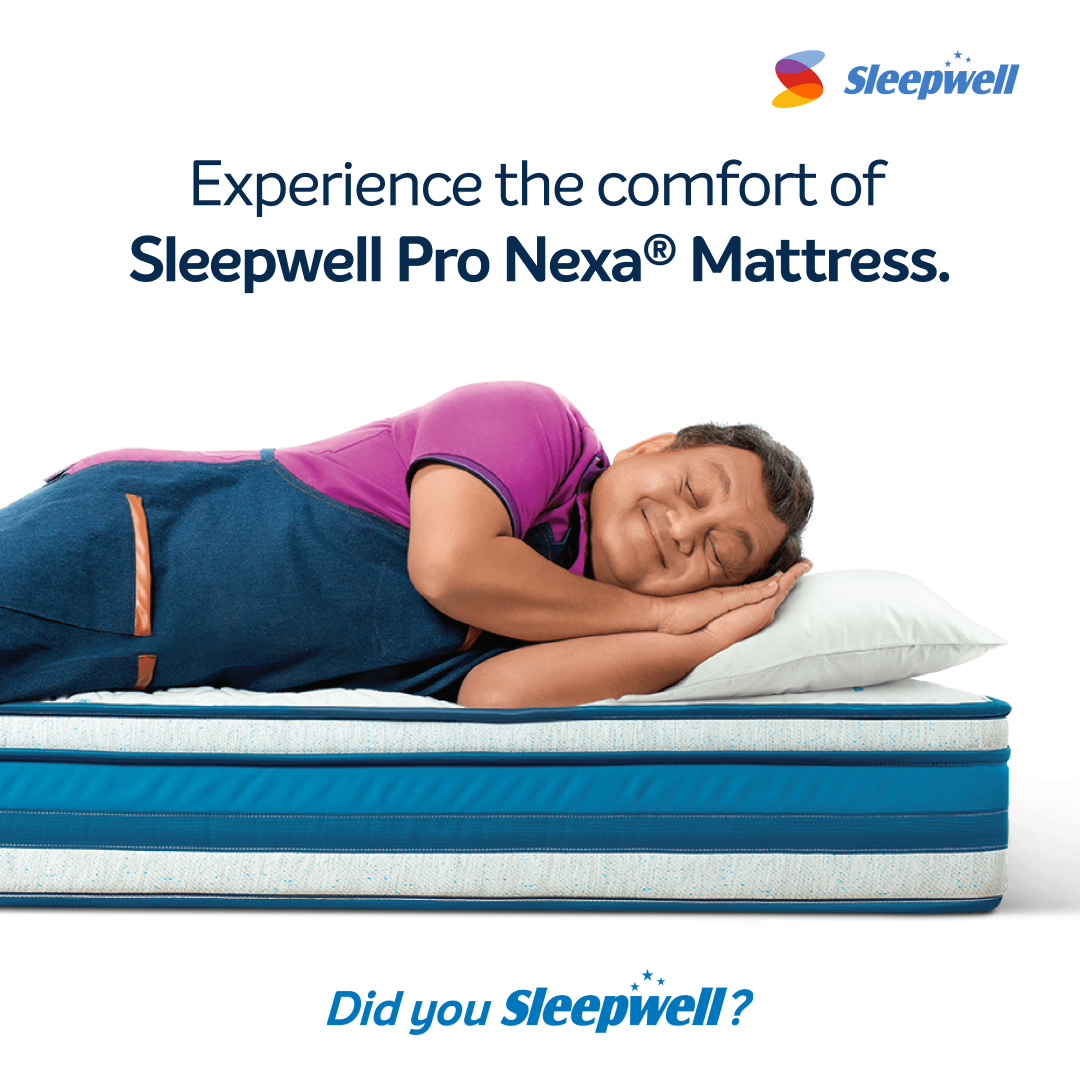 Sleepwell Nexa Classic | Resitec Foam | Medium Firm | Neem Fresche Technology | Anti Sag Mattress