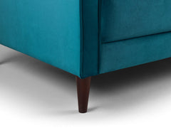 Harper 3 Seater Sofa in Plush Teal