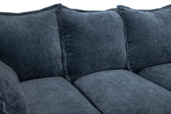 Colbee Large Corner Sofa in Blue