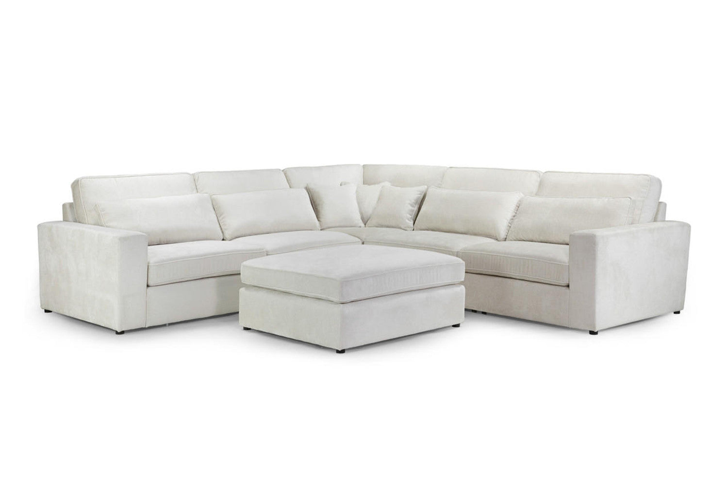 Kiana Modular Sofa Large Corner in Ivory