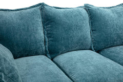 Colbee Large Corner Sofa in Teal