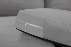 Mirabel Left Hand Facing Corner Sofa in Grey