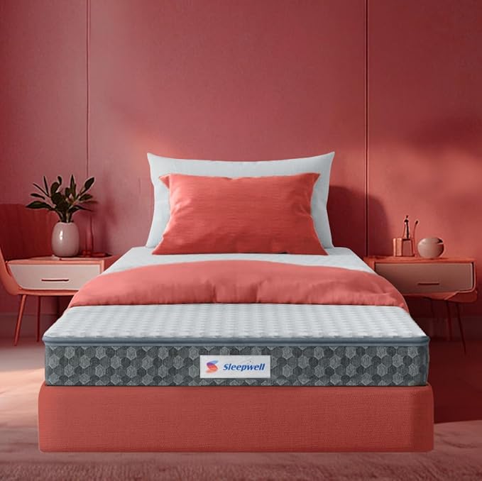 Sleepwell StarGold | 10 Night Trial | Profiled Resitec Foam | Medium Firm | Anti Sag Tech Mattress