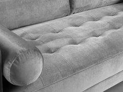 Harper 2 Seater Sofa in Plush Grey