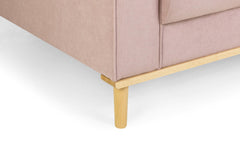 Briar Left Hand facing Corner Sofa in Pink