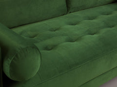 Harper 3 Seater Sofa in Plush Green