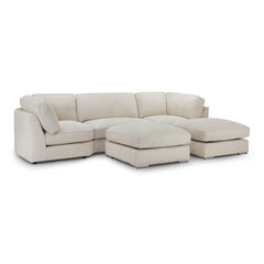 Inga U Shape Corner Fullback Sofa in Beige