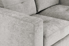 Jerry 2 Seater Sofa in Grey Fabric