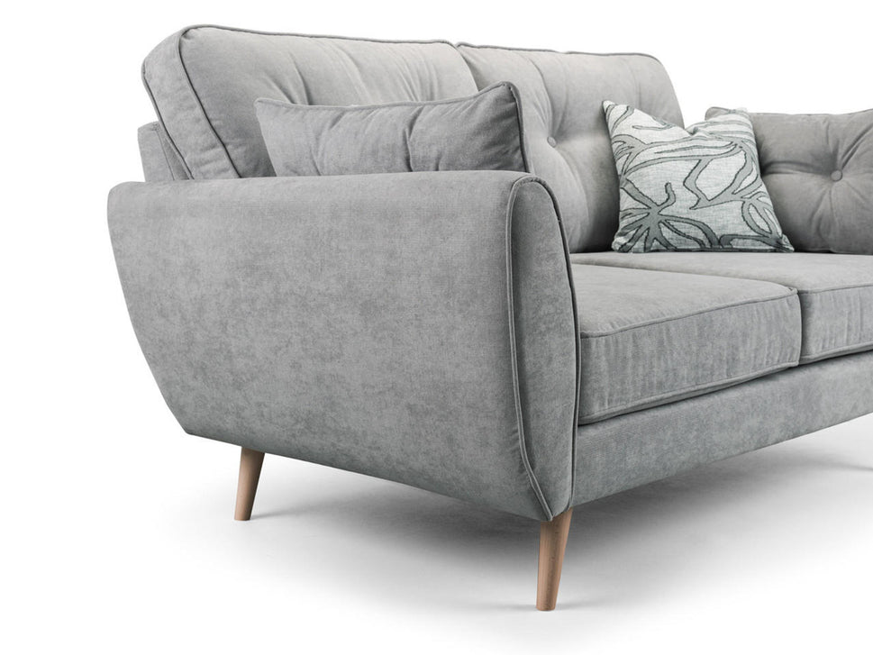 Zinc 3 Seater Sofa in Grey