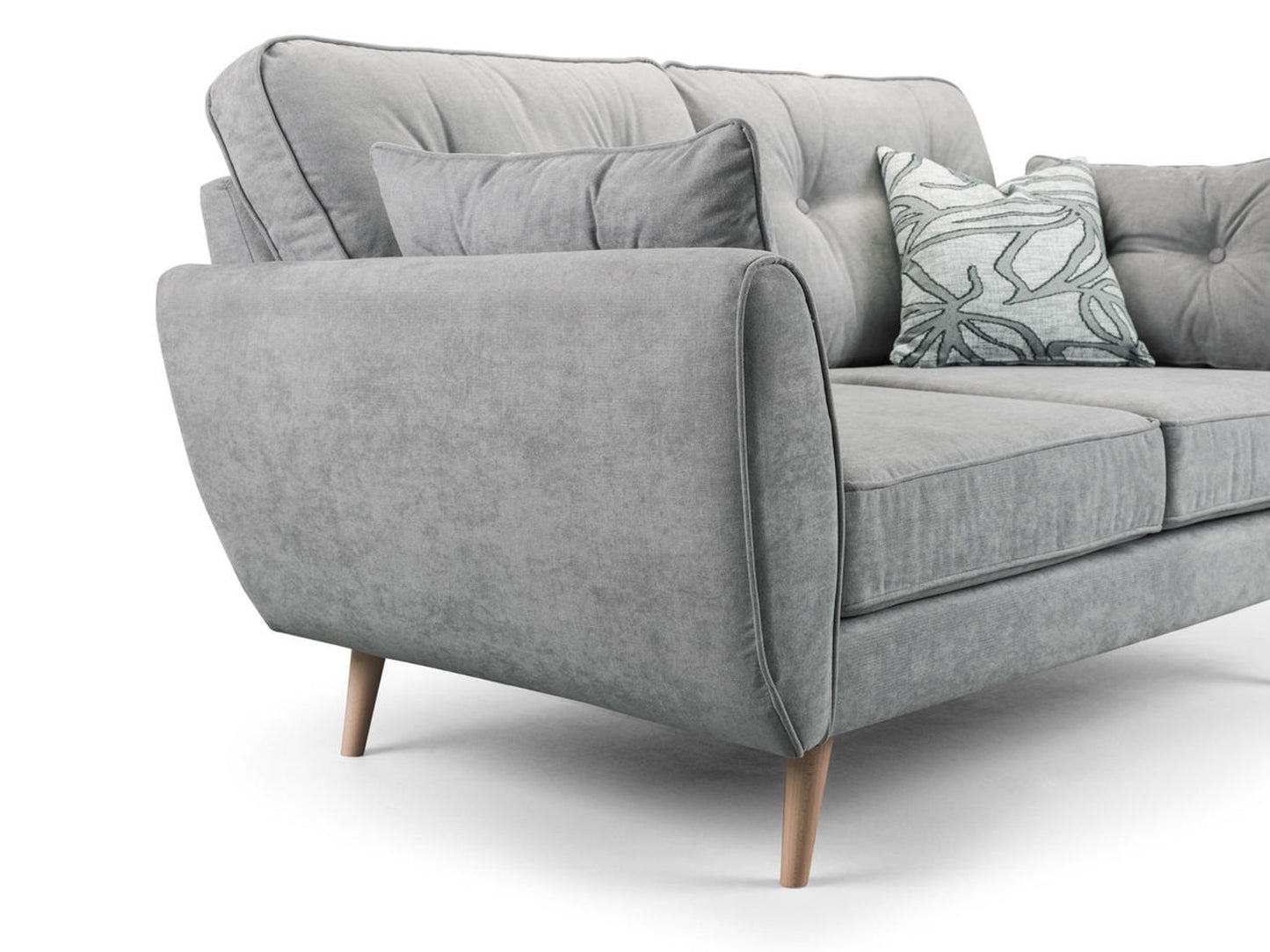 Zinc 3+2 Set Sofa in Grey