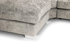 Bishop Scatterback U Shape Corner Sofa in Truffle