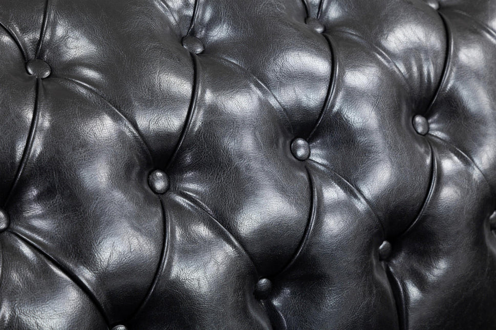 Chesterfield 3 Seater Sofa in Black