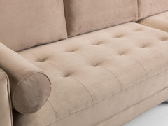 Harper 4 Seater Sofa in Plush Beige