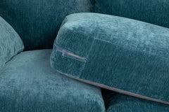 Colbee Large Corner Sofa in Teal