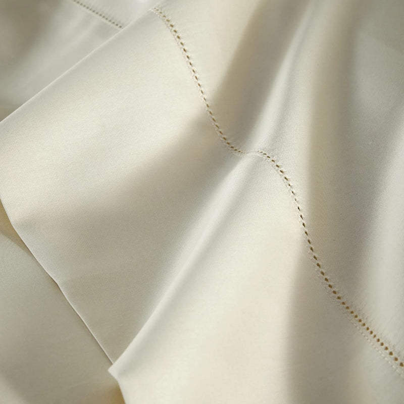900 TC Christy Picot Stitch- King Duvet Set (Cream)