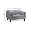 Switch Aida 2 Seater Sofa in Grey 3 image