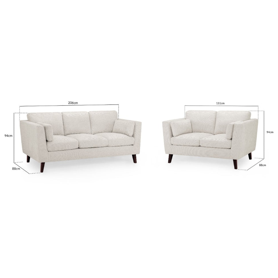 Aida 3+2 Sofa in Beige