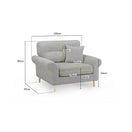 Switch Florence Armchair in Silver 3 image