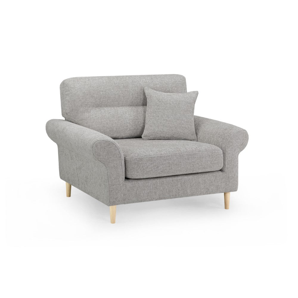Florence Armchair in Silver