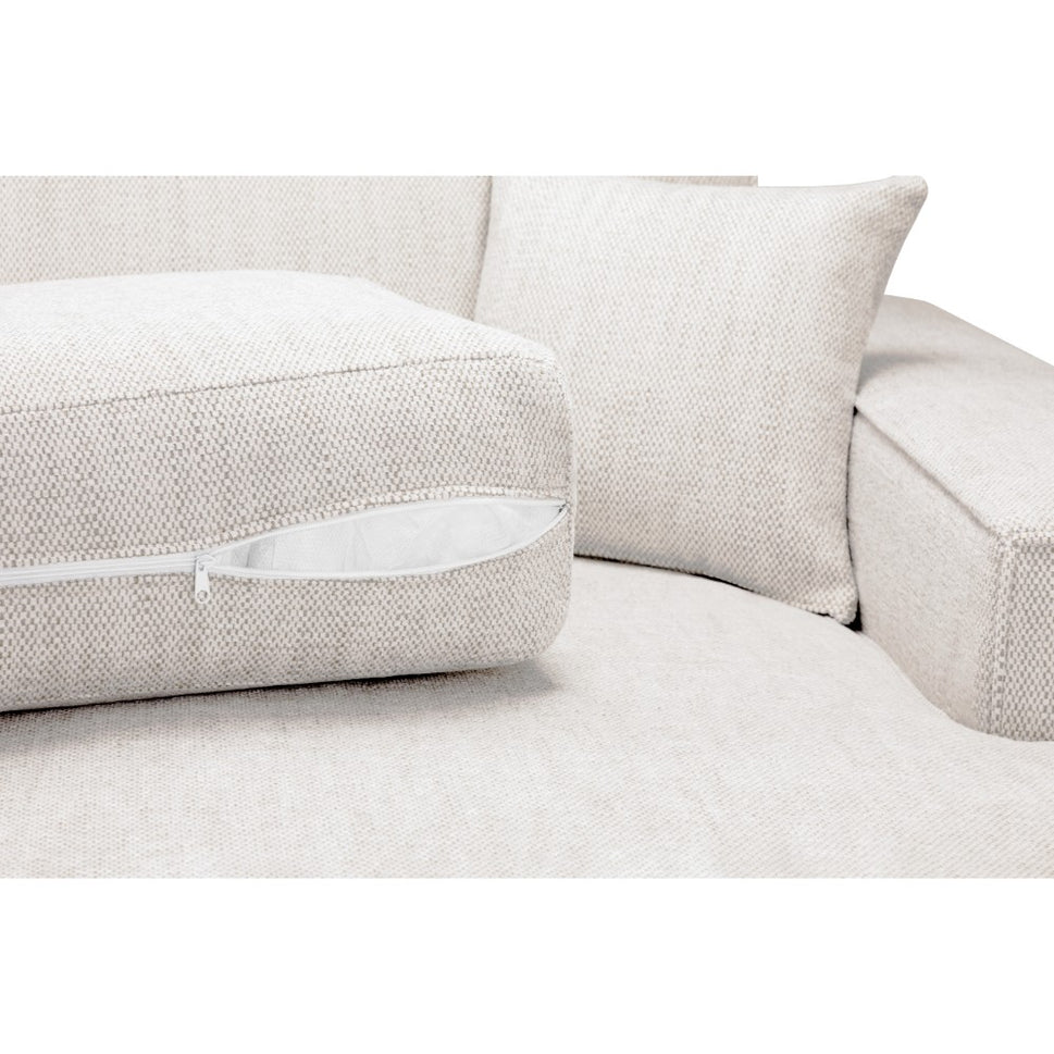 Leo Cinema Sofa U Shape Corner in Beige