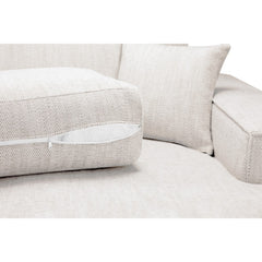 Leo Cinema Sofa U Shape Corner in Beige