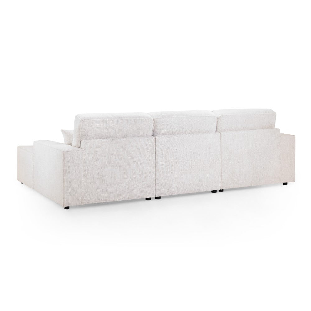 Leo Cinema Sofa U Shape Corner in Beige