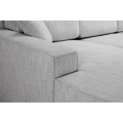 Leo Cinema Sofa U Shape Corner in Grey