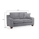 Switch Nebraska 2 Seater Sofa in Slate 3 image