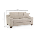 Switch Nebraska 2 Seater Sofa in Stone 3 image