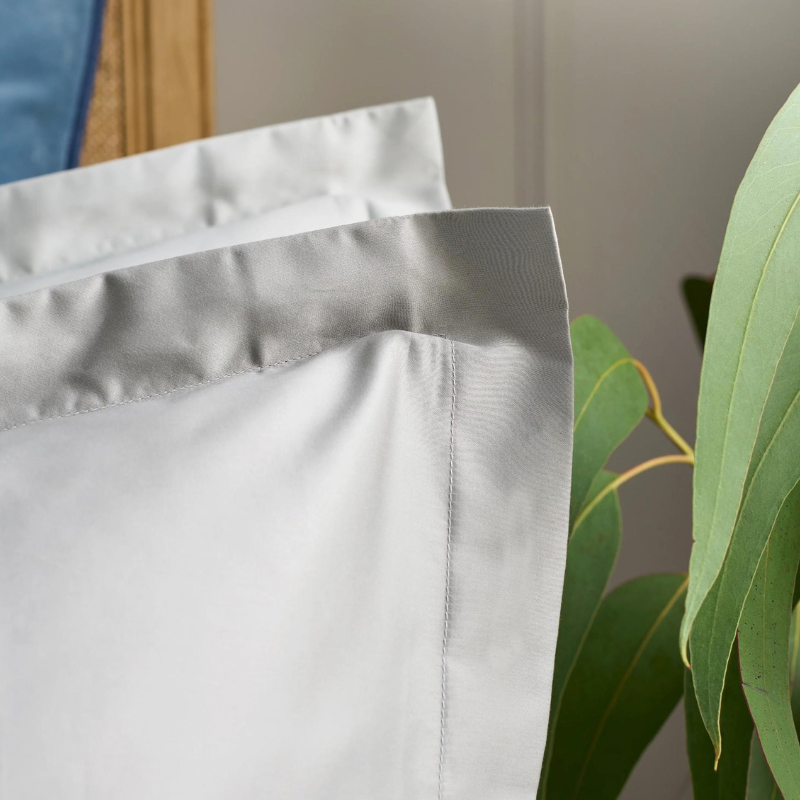 400TC Sateen - Classic Sateen- Silver Grey