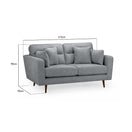 Switch Zenith 2 Seater Sofa in Grey 3 image