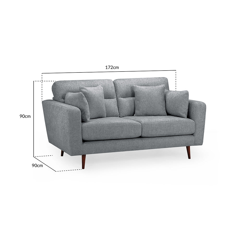 Zenith 2 Seater Sofa in Grey