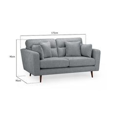 Zenith 2 Seater Sofa in Grey