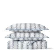 Clara Floral Double Duvet Set- Blue