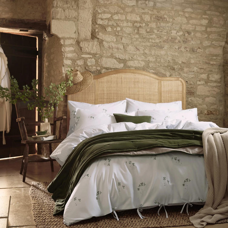 Clover Double Duvet Set- Green