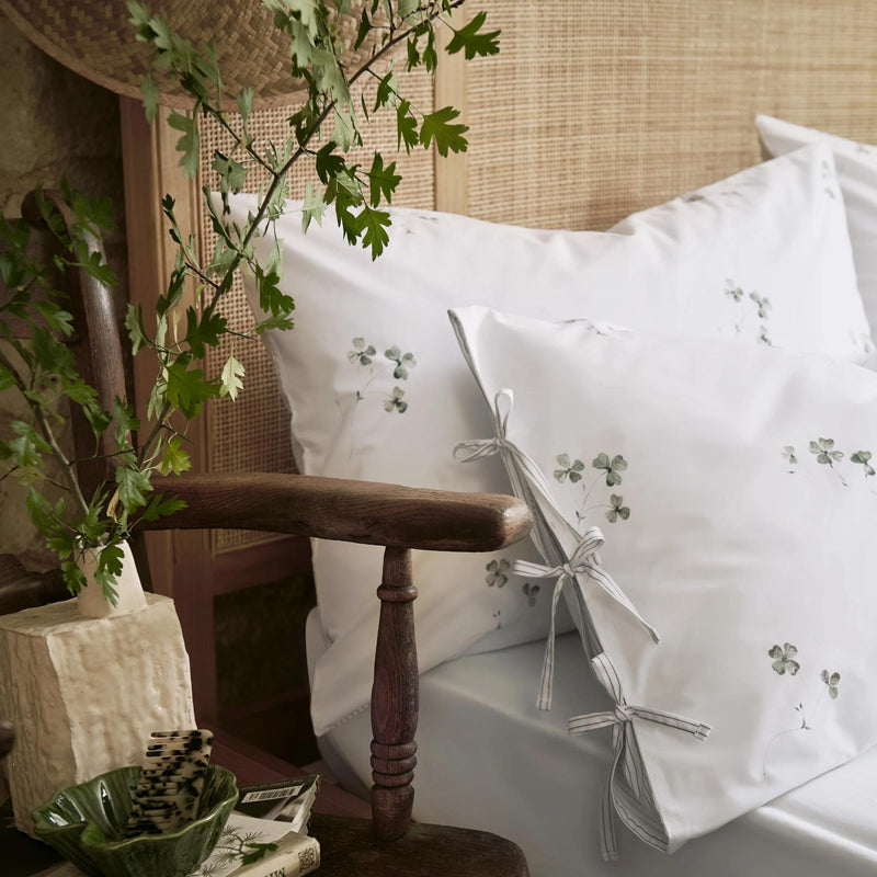Clover Double Duvet Set- Green