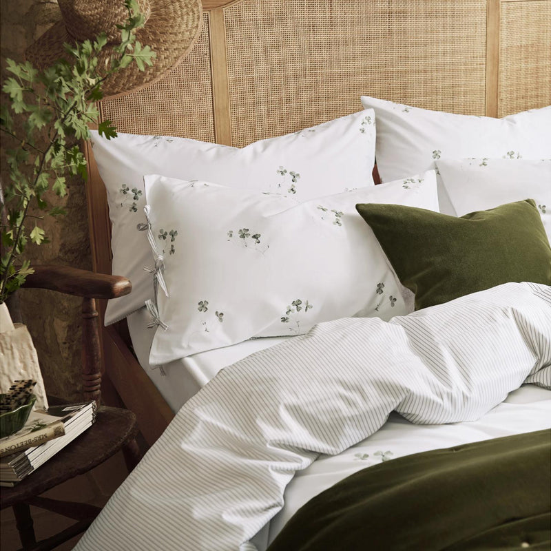 Clover Double Duvet Set- Green