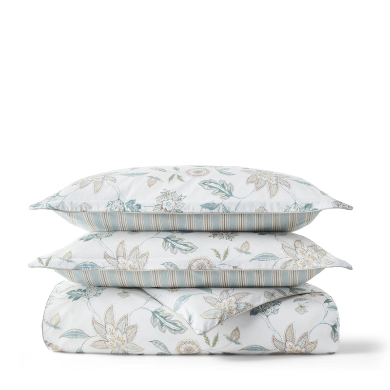 KEW King Duvet Set- Aqua
