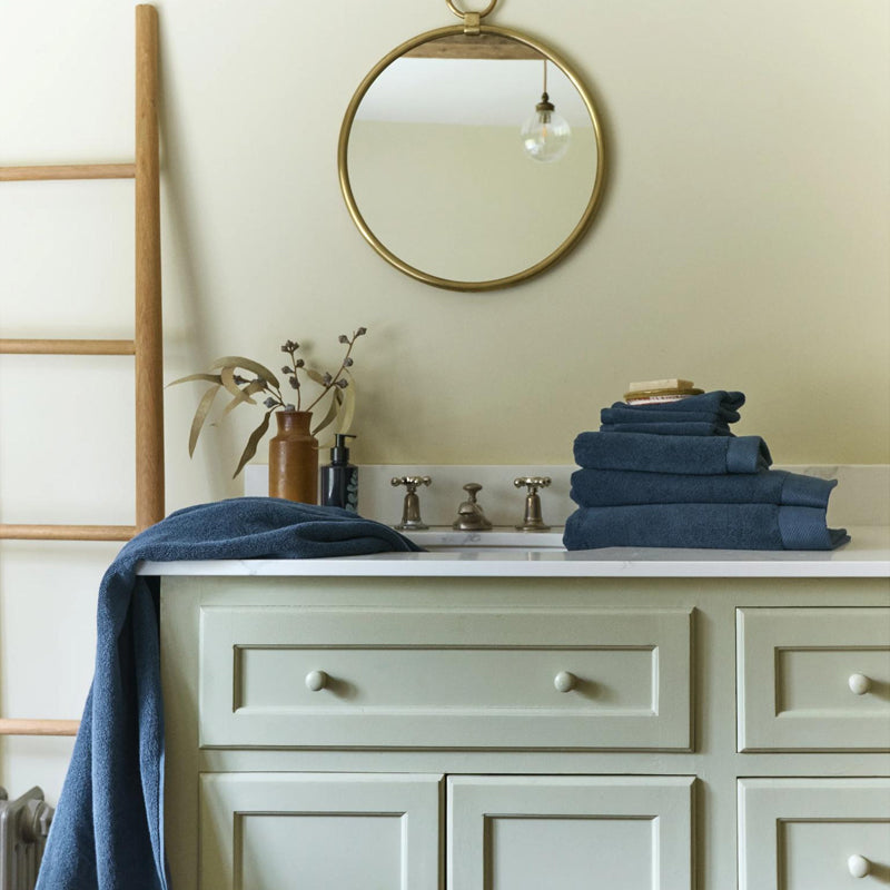 Luxe Face Towel - Navy Blue