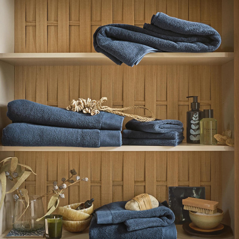 Luxe Face Towel - Navy Blue