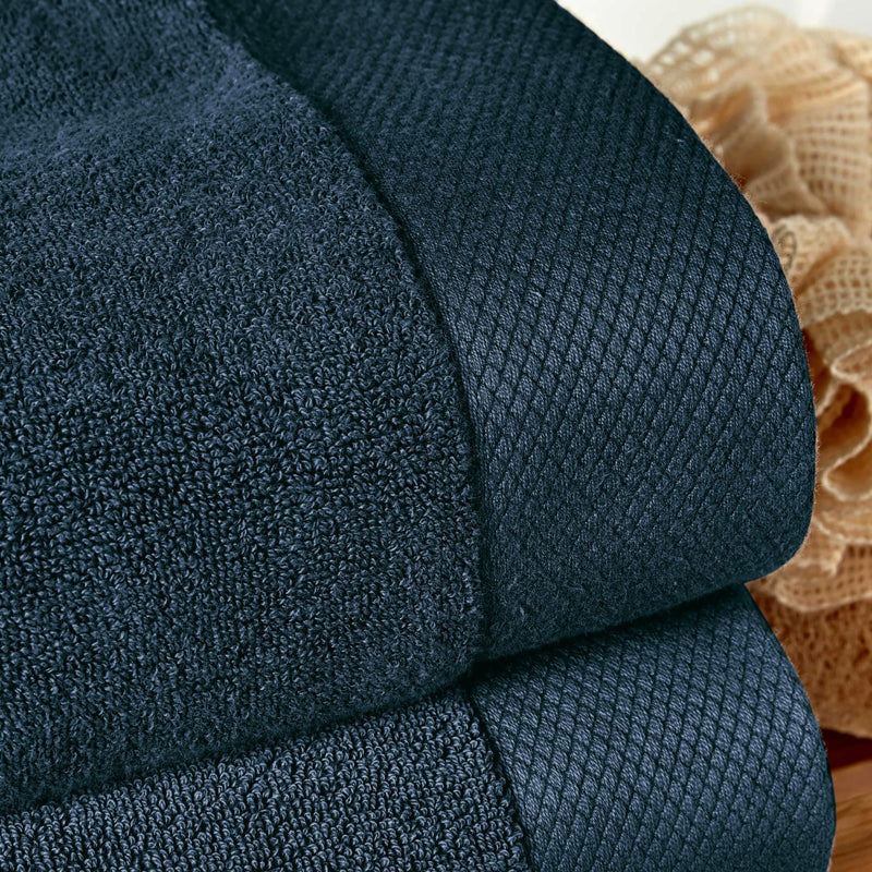 Luxe Face Towel - Navy Blue
