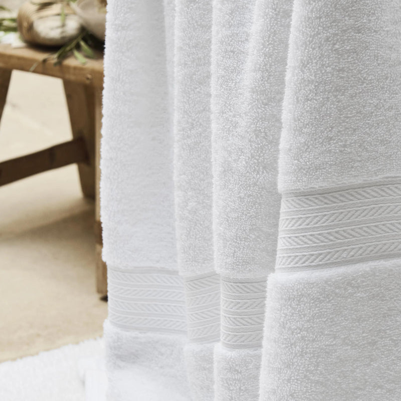 Renaissance Face Towel - White